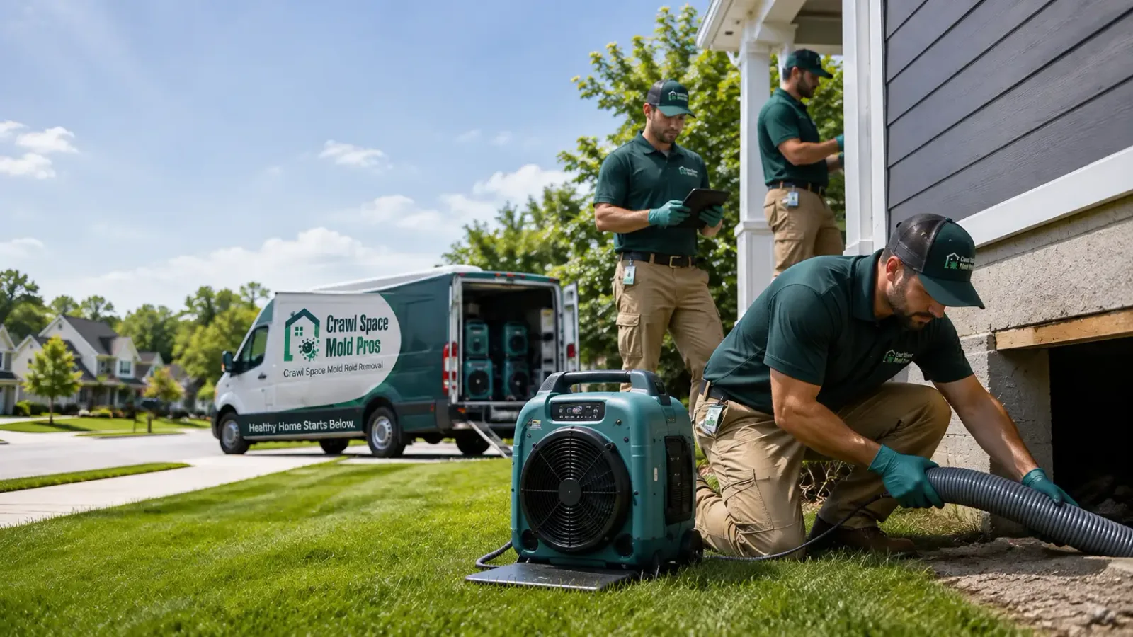 Crawl Space Mold Removal in Rockport, MA